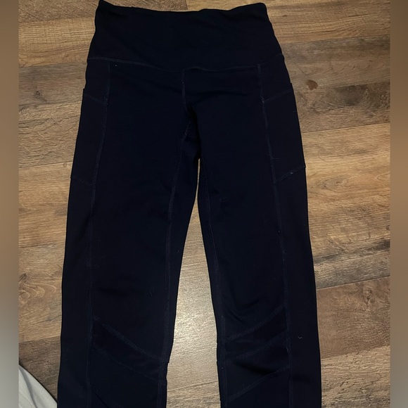 GAIAM Navy Leggings - Picture 1 of 2